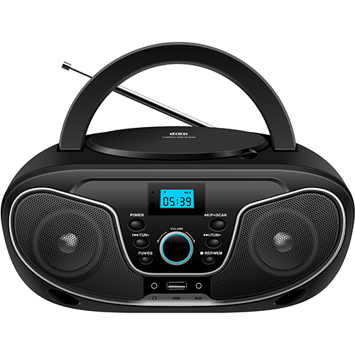 Aux-in&USB Digital FM Stereo with Speakers LONPOO Compact CD Player Stereo Shelf System 30W 2x15W Headphone Jack Bluetooth CD Home Music System Remote Control 